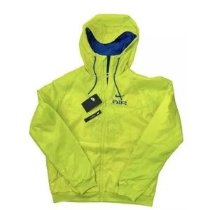 Nike Catching Air Windrunner Wind Breaker Casual Lightweight Jacket Neon Size S